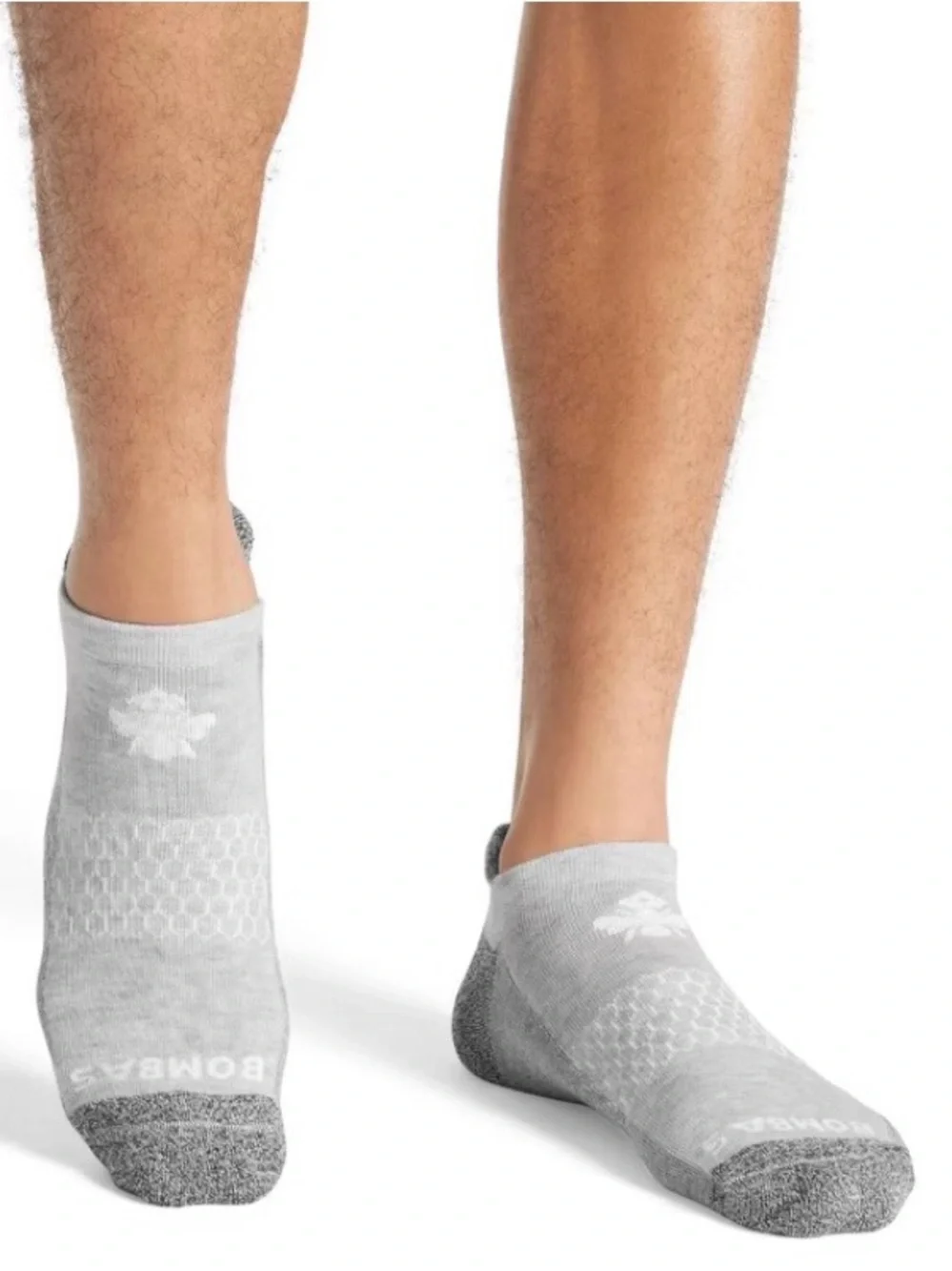 BOMBAS Men’s Original Ankle Socks- Triple Grey